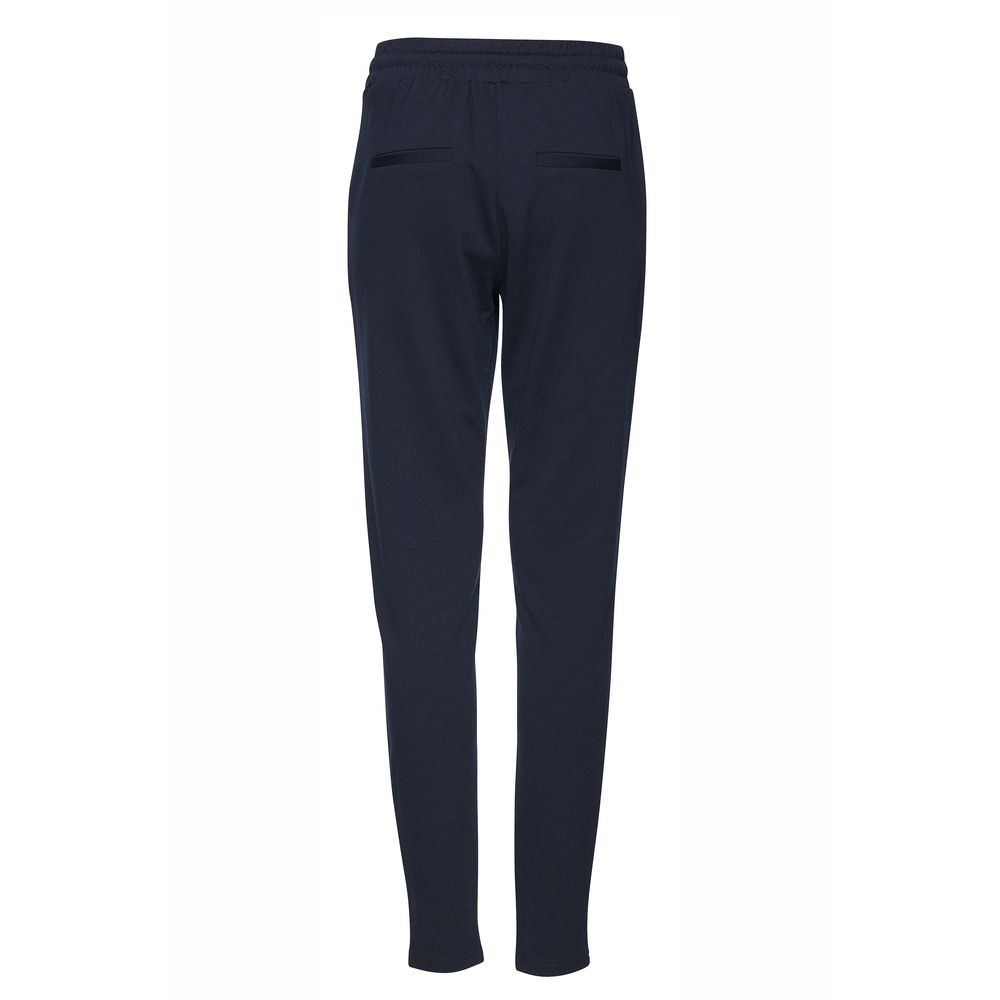 ICHI Blue Polyester Jeans & Pant