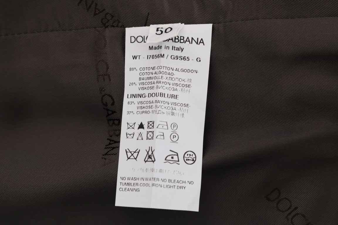 Dolce &amp; Gabbana Gilet élégant rayé gris