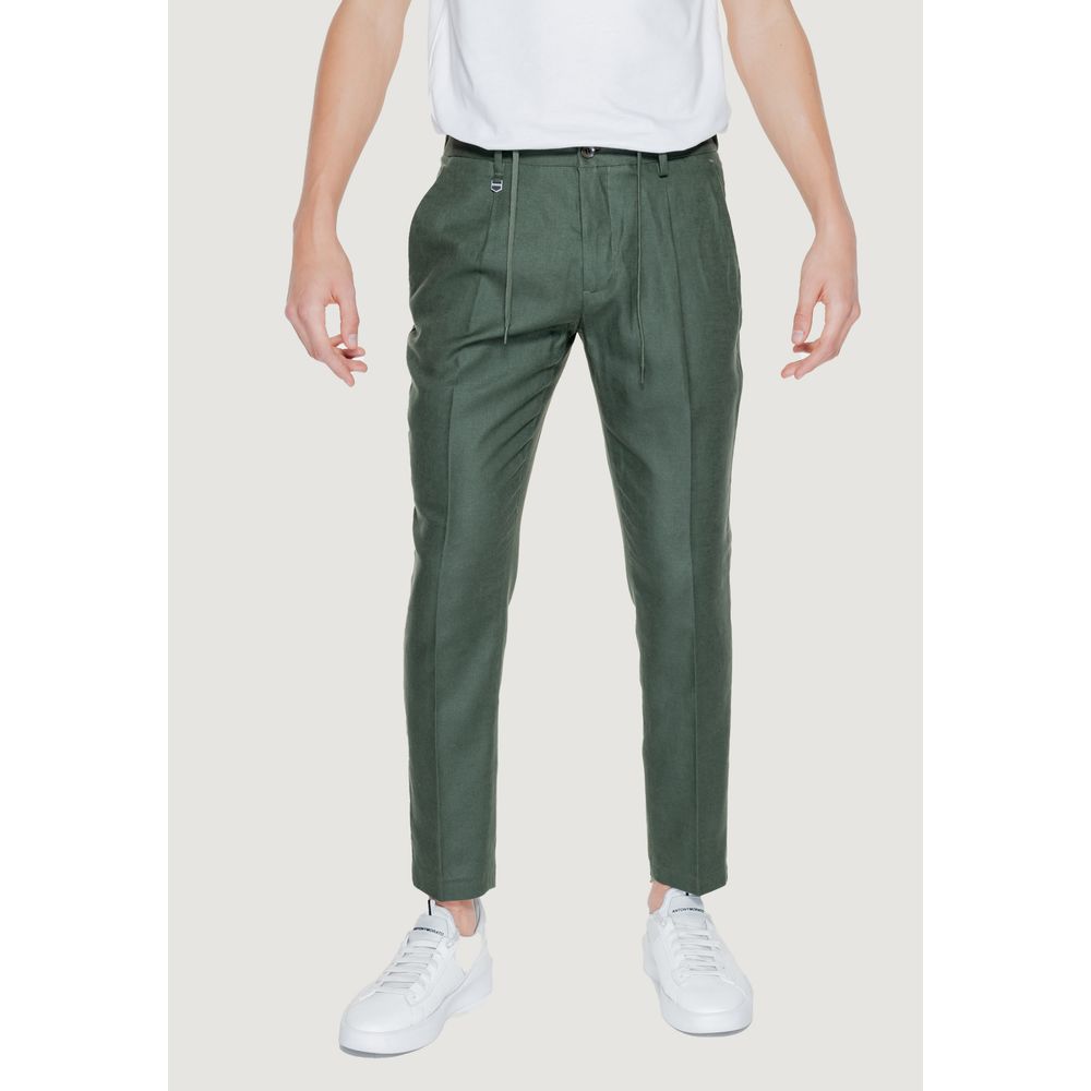 Antony Morato Green Linen Jeans & Pant