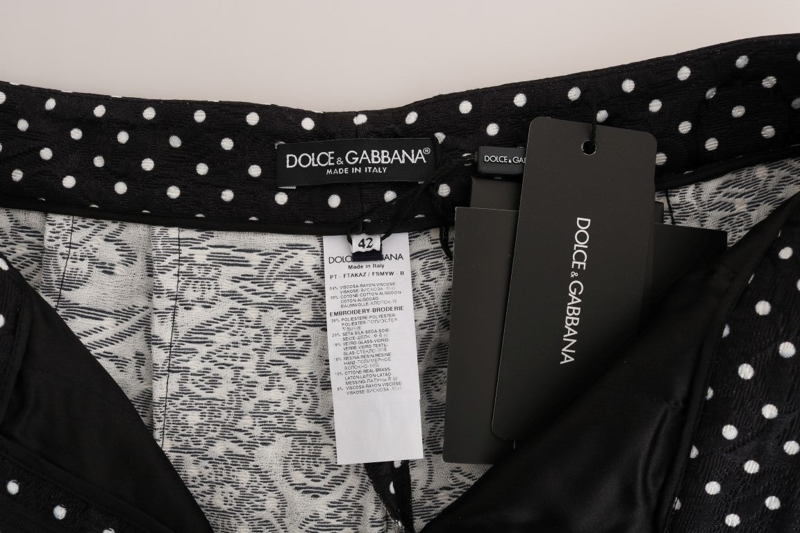 Dolce &amp; Gabbana Pantalon élégant orné de pois