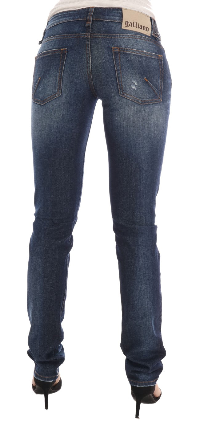 John Galliano Jean skinny taille basse élégant