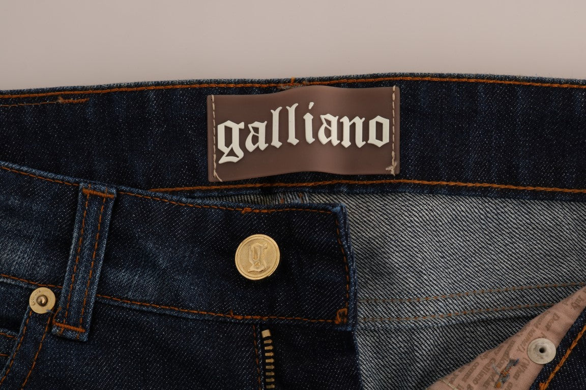 John Galliano Jean skinny taille basse élégant