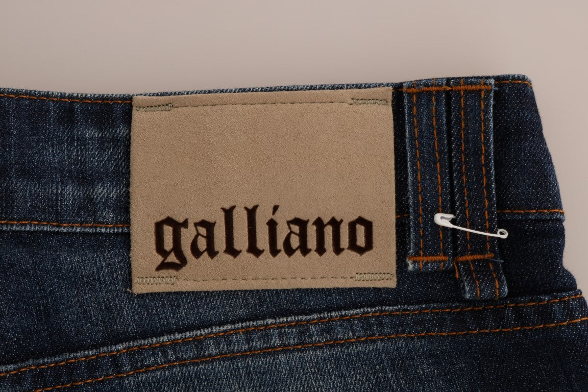 John Galliano Jean skinny taille basse élégant