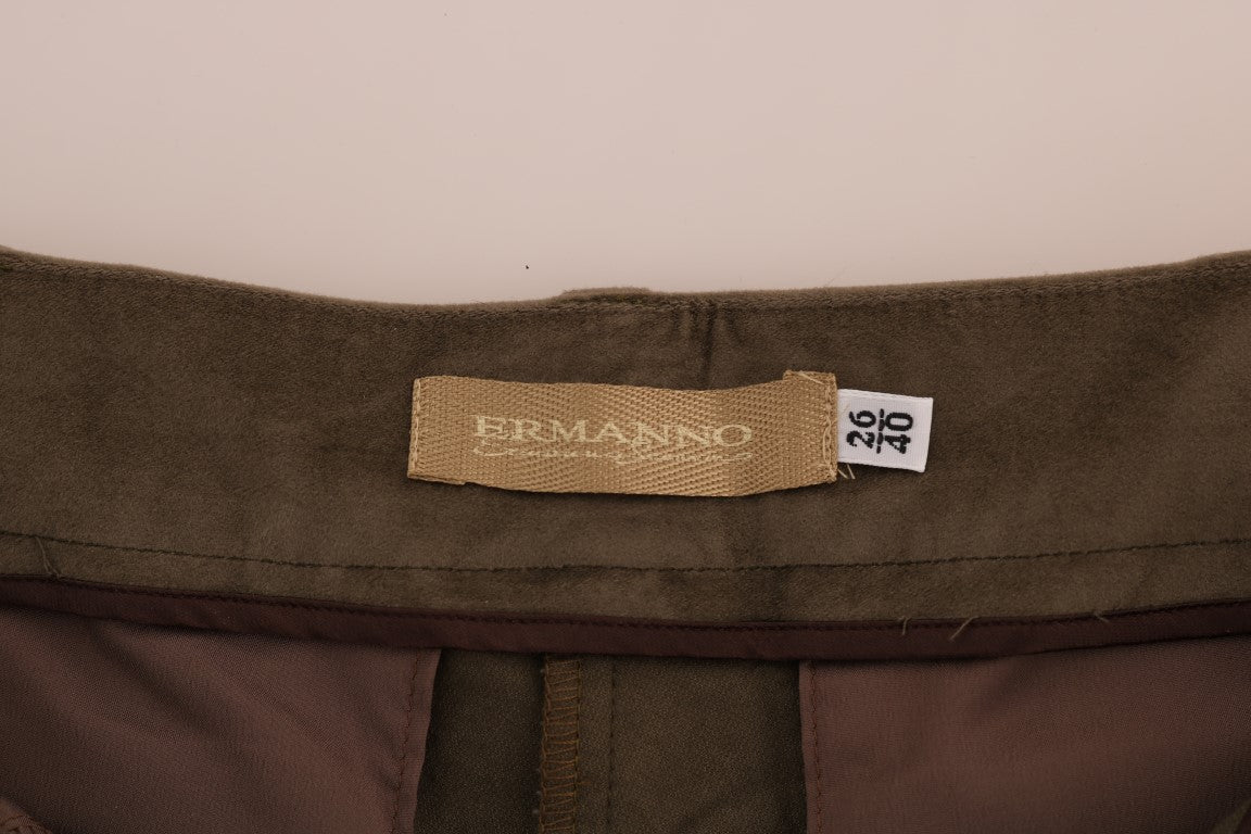 Ermanno Scervino Bermuda Chic Marron Élégance