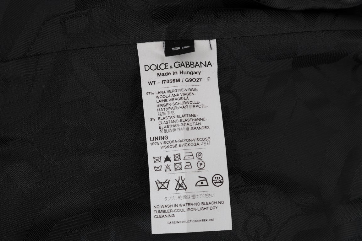 Dolce &amp; Gabbana Gilet élégant à rayures grises