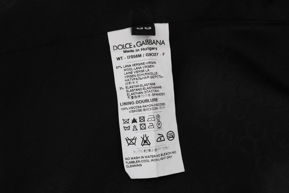 Dolce &amp; Gabbana Gilet élégant en laine mélangée à rayures