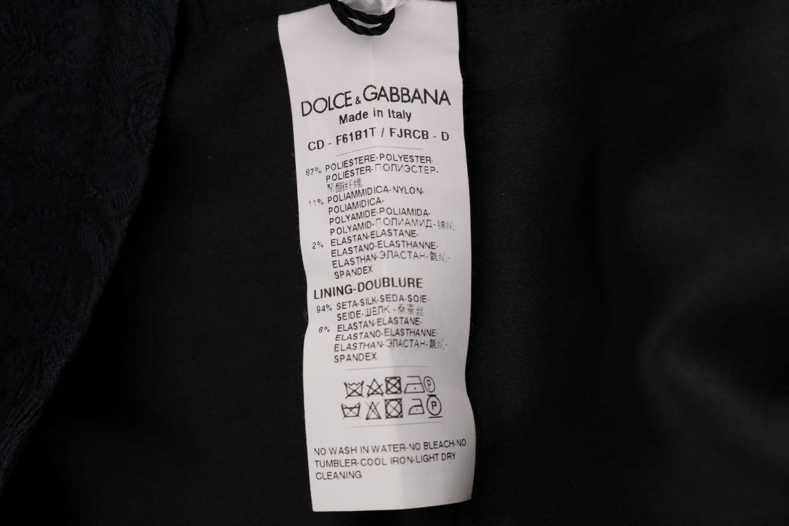 Dolce &amp; Gabbana Mini-robe évasée en brocart fleuri