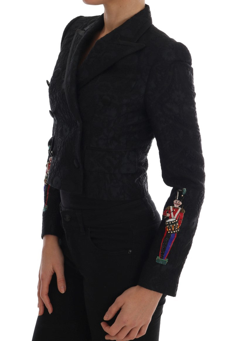 Dolce &amp; Gabbana Veste blazer en cristal floral enchanté