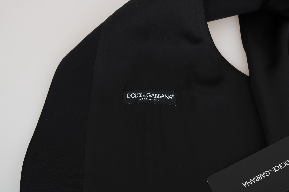 Dolce &amp; Gabbana Gilet formel élégant coupe slim en noir