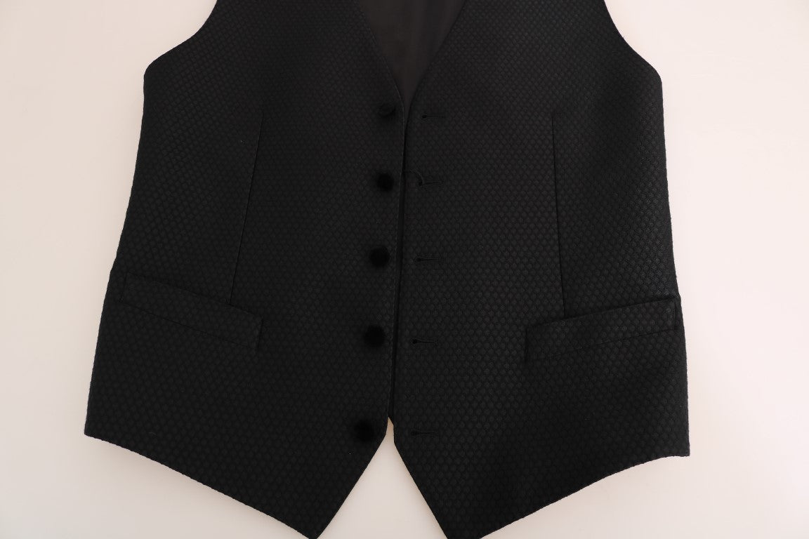 Dolce &amp; Gabbana Gilet élégant à pois noir