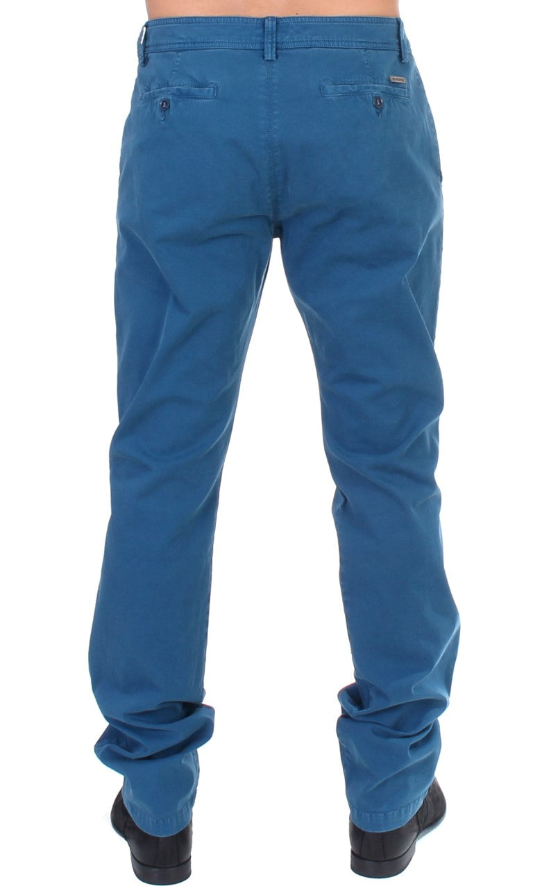 GF Ferre Pantalon chino élégant en coton coupe droite