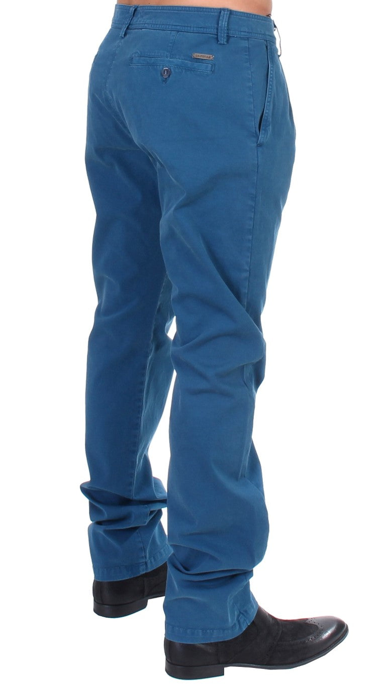 GF Ferre Pantalon chino élégant en coton coupe droite