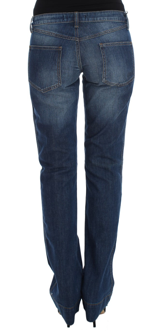 Cavalli Chic Boot Cut Bleu Délavé Denim