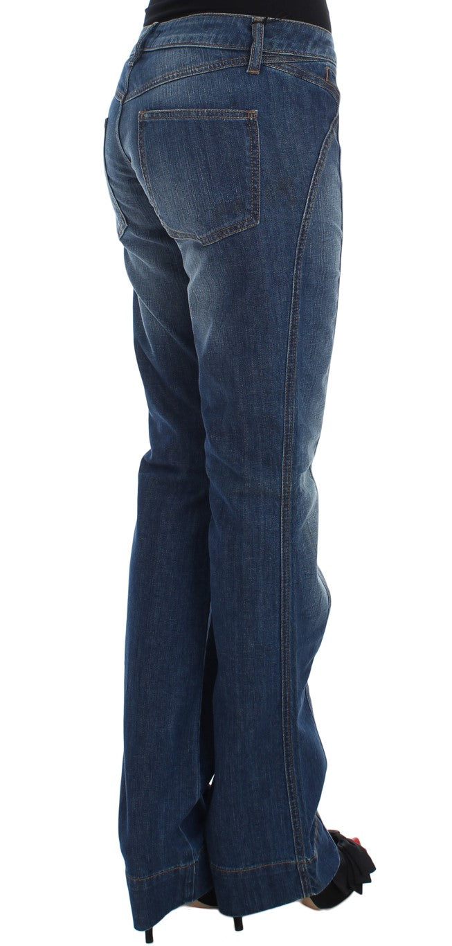 Cavalli Chic Boot Cut Bleu Délavé Denim