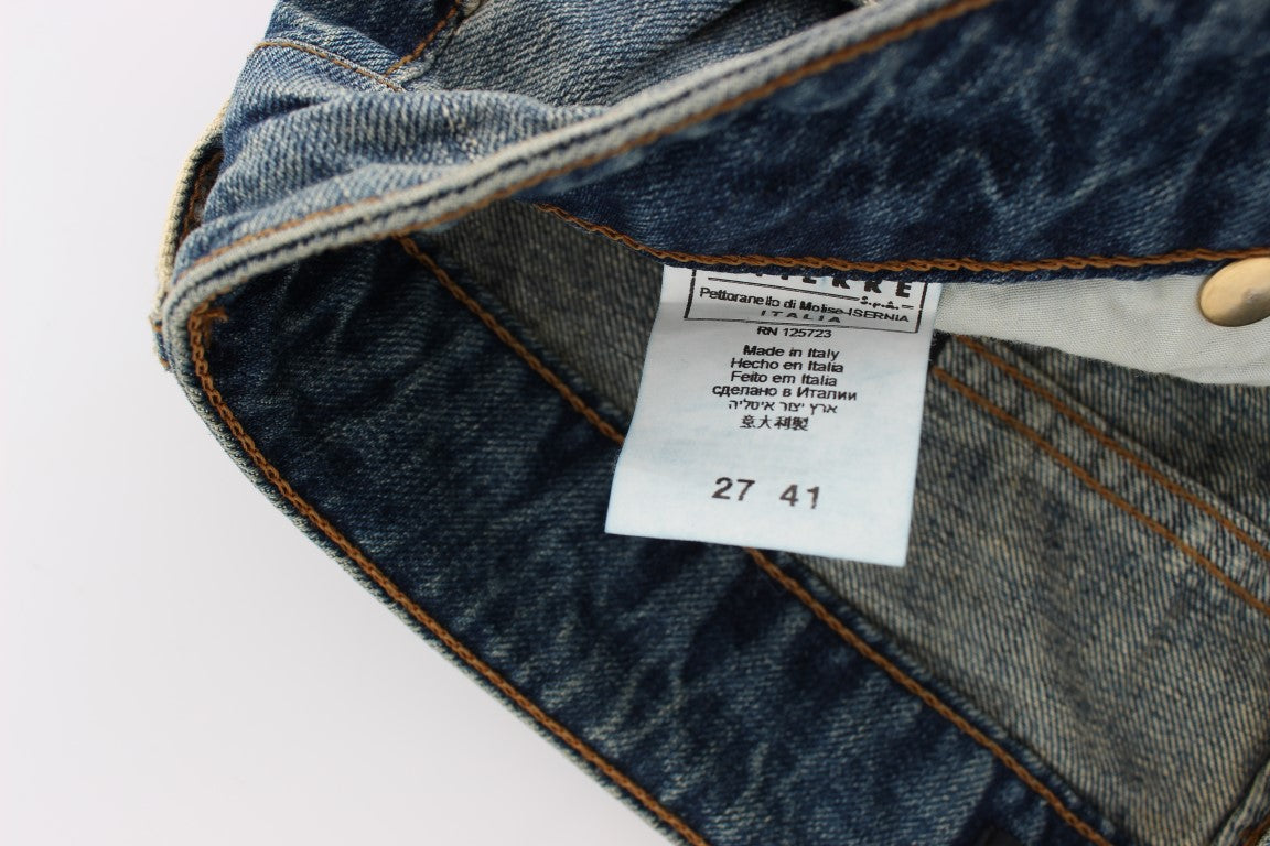 Cavalli Jean taille basse à jambe élégante et évasée