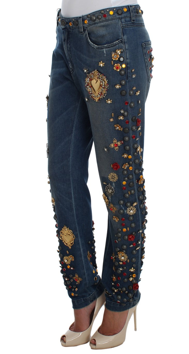 Dolce &amp; Gabbana - Enchanted Sicily - Jean boyfriend orné