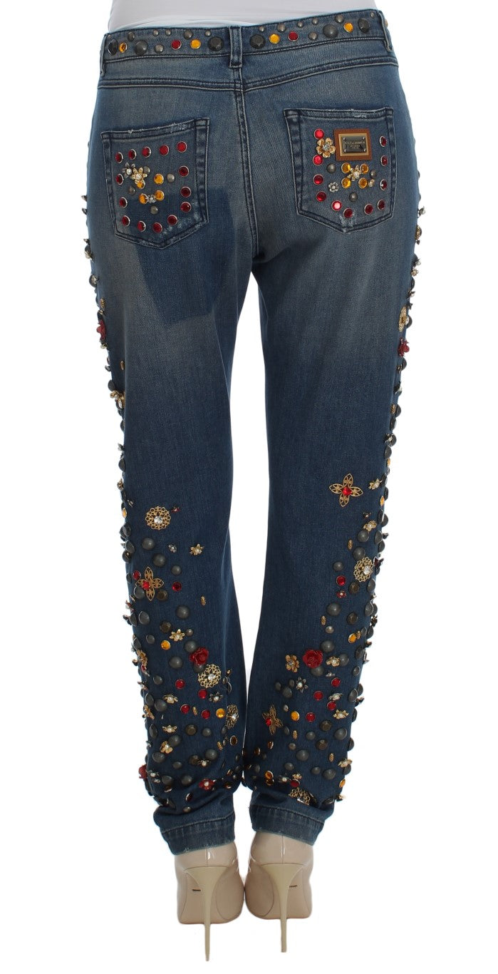 Dolce &amp; Gabbana - Enchanted Sicily - Jean boyfriend orné