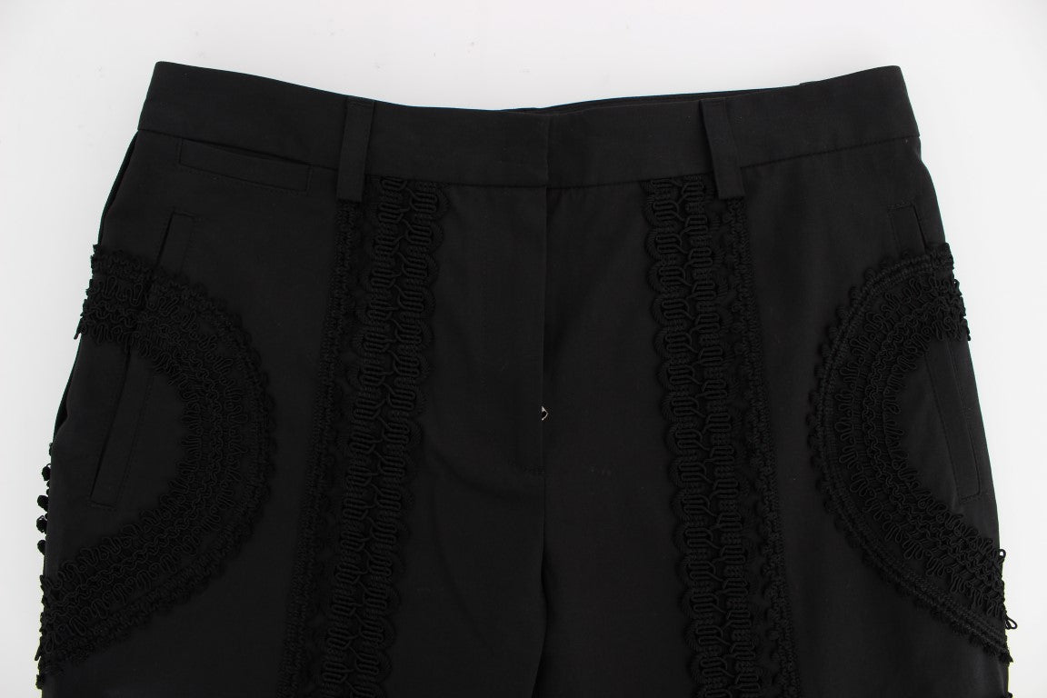 Dolce &amp; Gabbana Pantalon capri Torero noir élégant