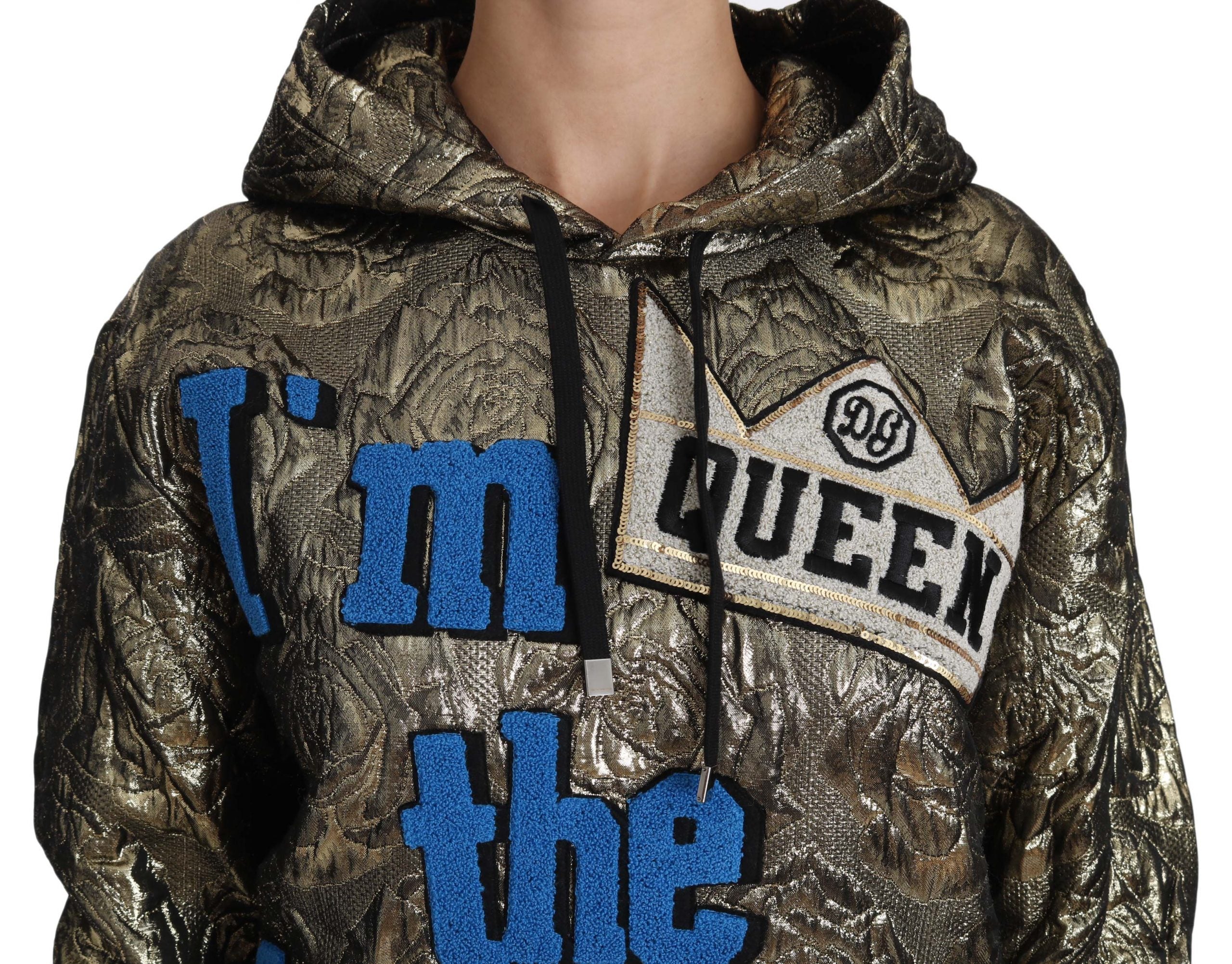 Dolce &amp; Gabbana Im The Queen Sweat à capuche multicolore