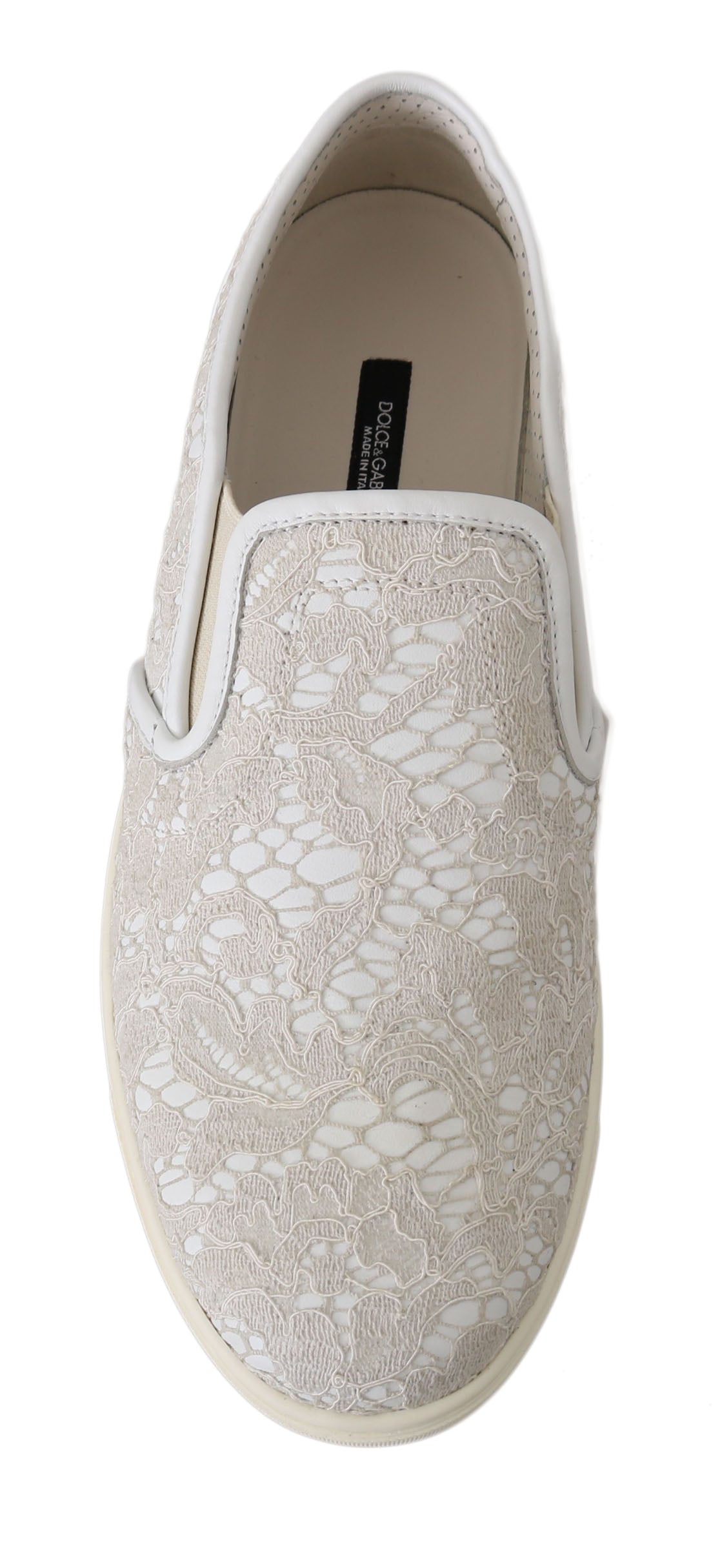 Dolce &amp; Gabbana Mocassins élégants blanc cassé pour dames