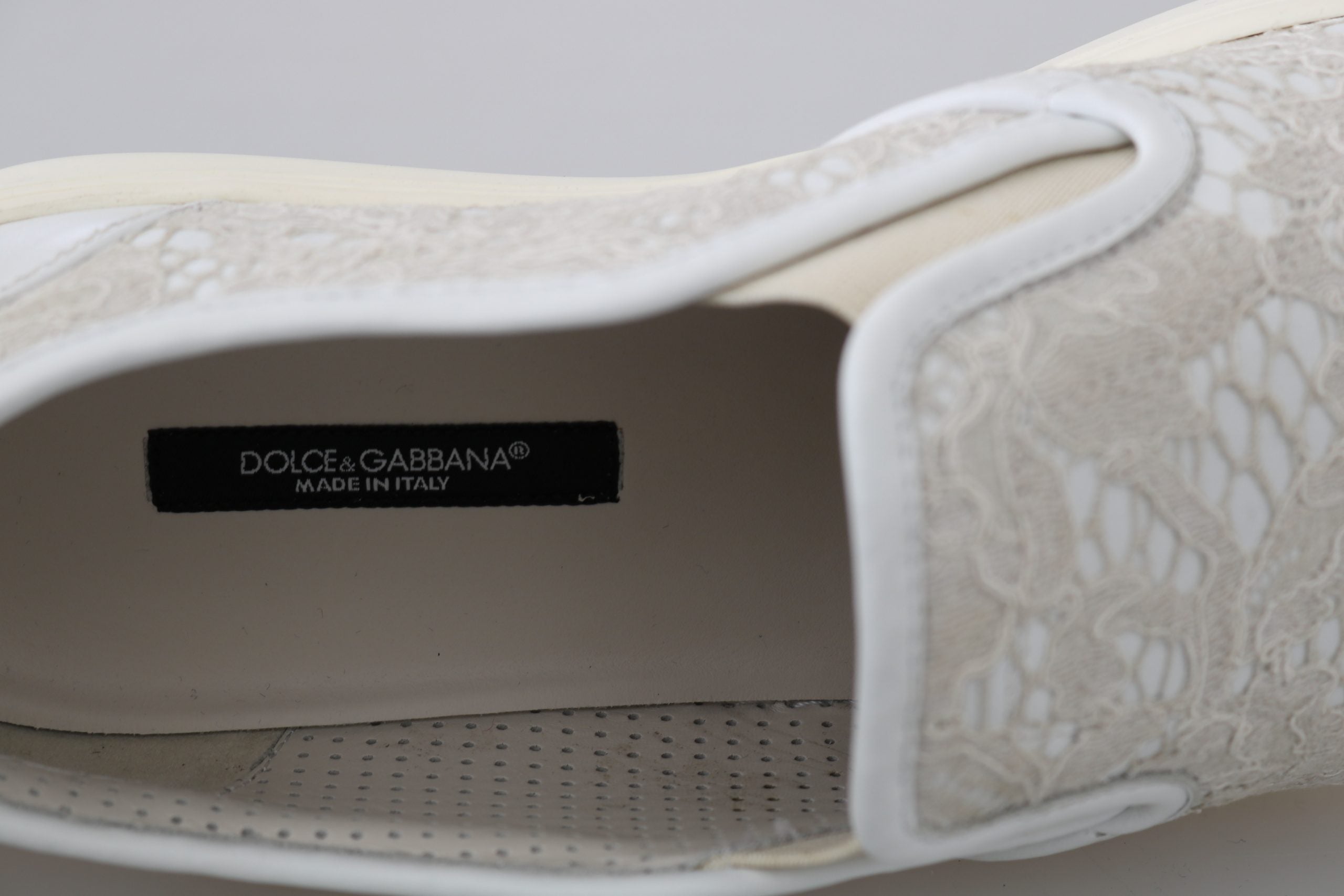 Dolce &amp; Gabbana Mocassins élégants blanc cassé pour dames