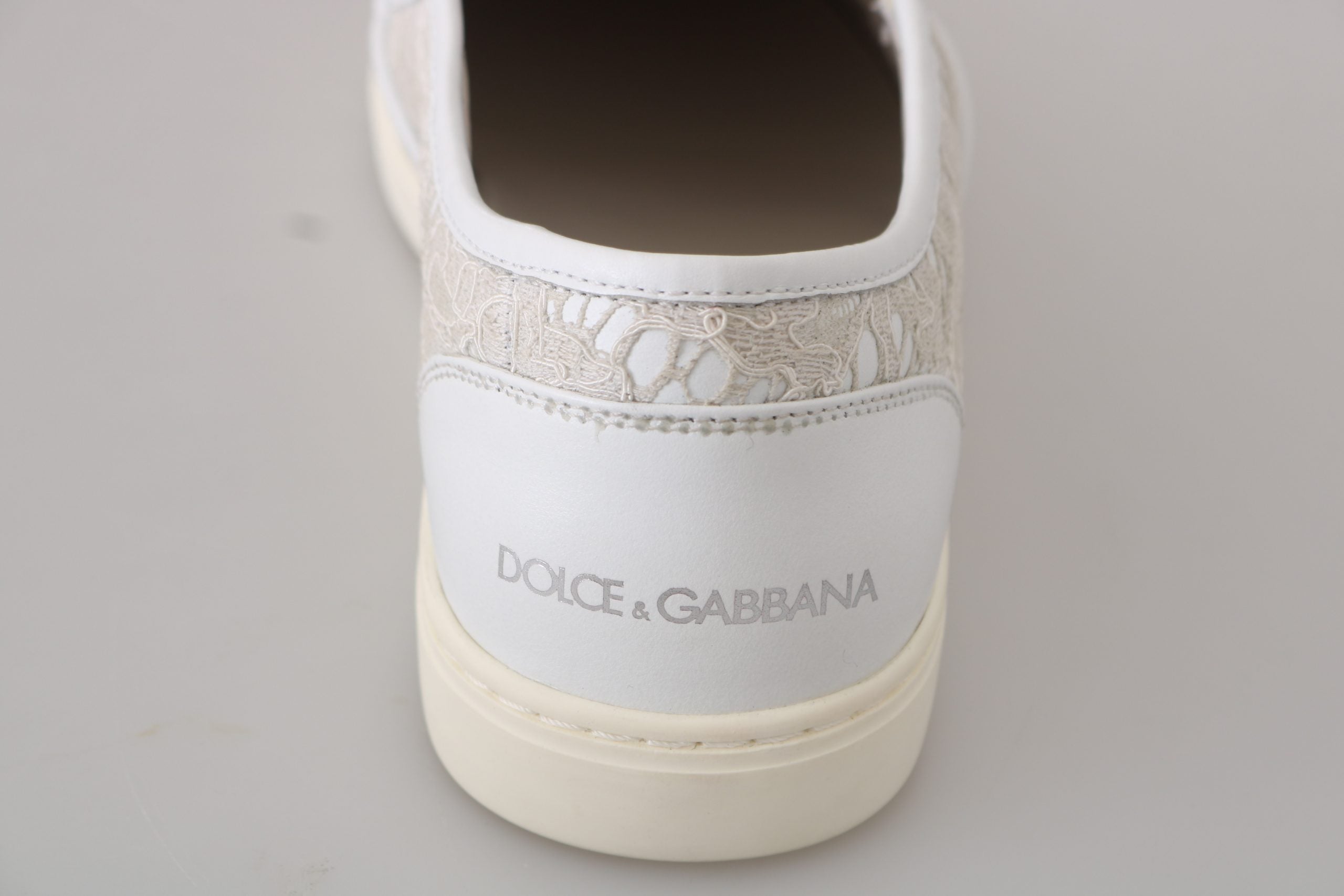 Dolce &amp; Gabbana Mocassins élégants blanc cassé pour dames