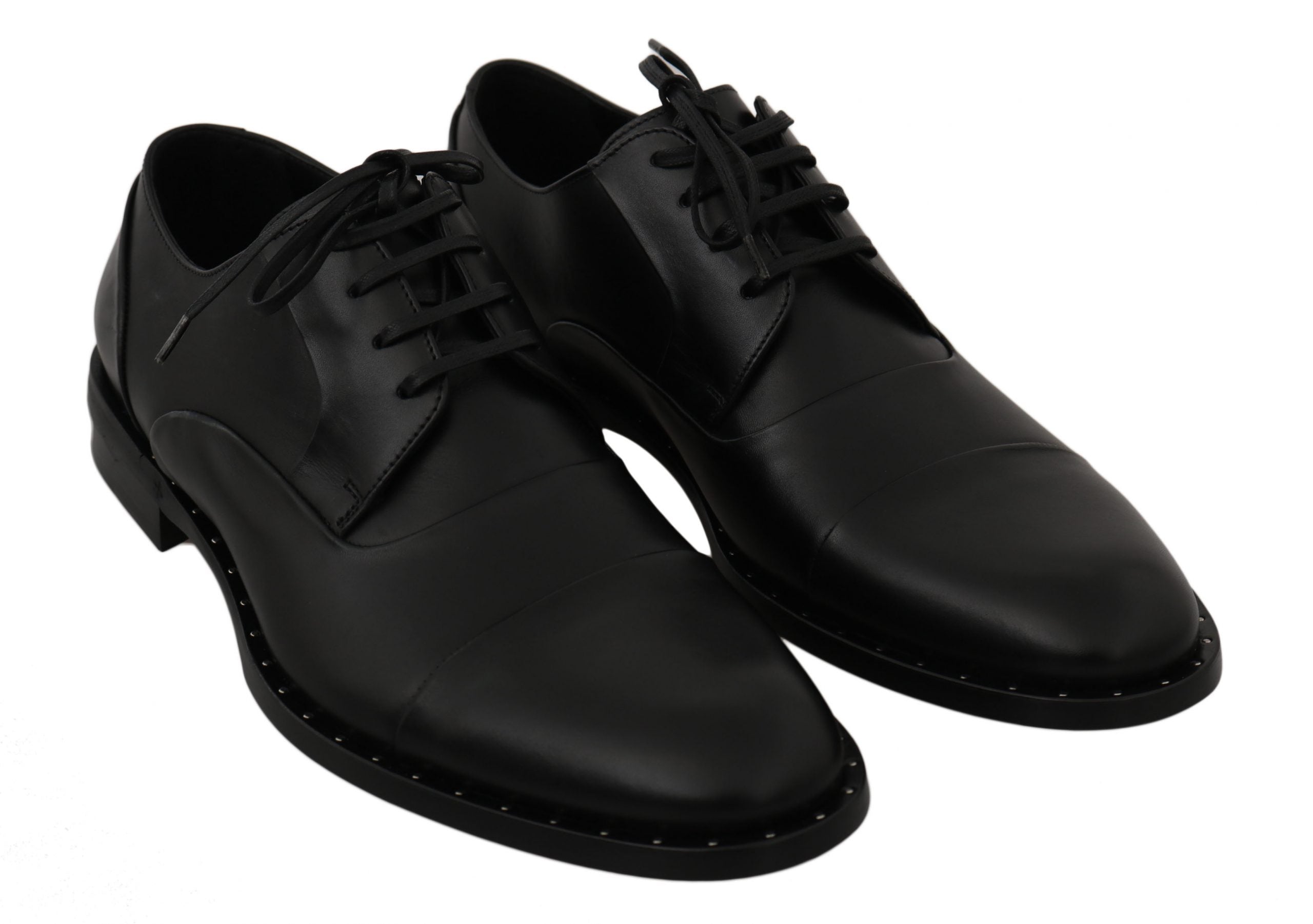 Dolce &amp; Gabbana Chaussures habillées élégantes en cuir noir