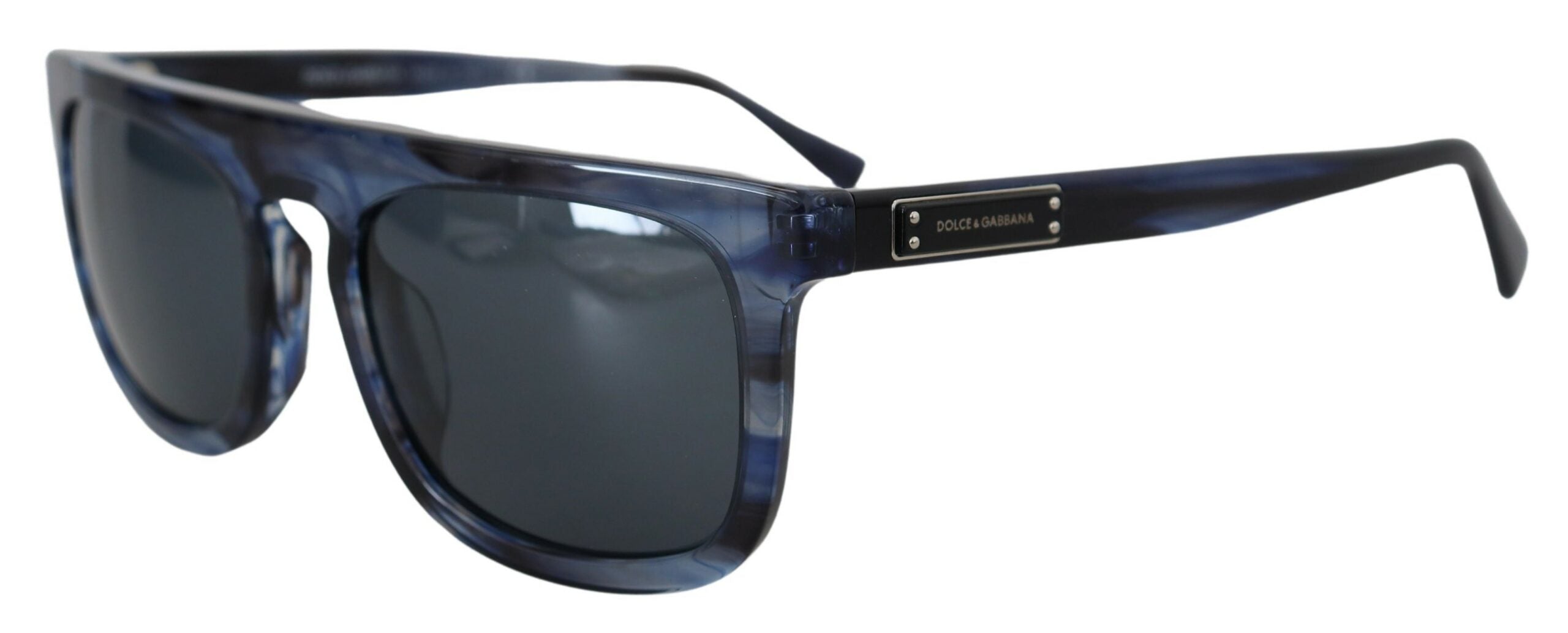 Lunettes de soleil à monture complète en acétate Dolce & Gabbana bleues DG4288