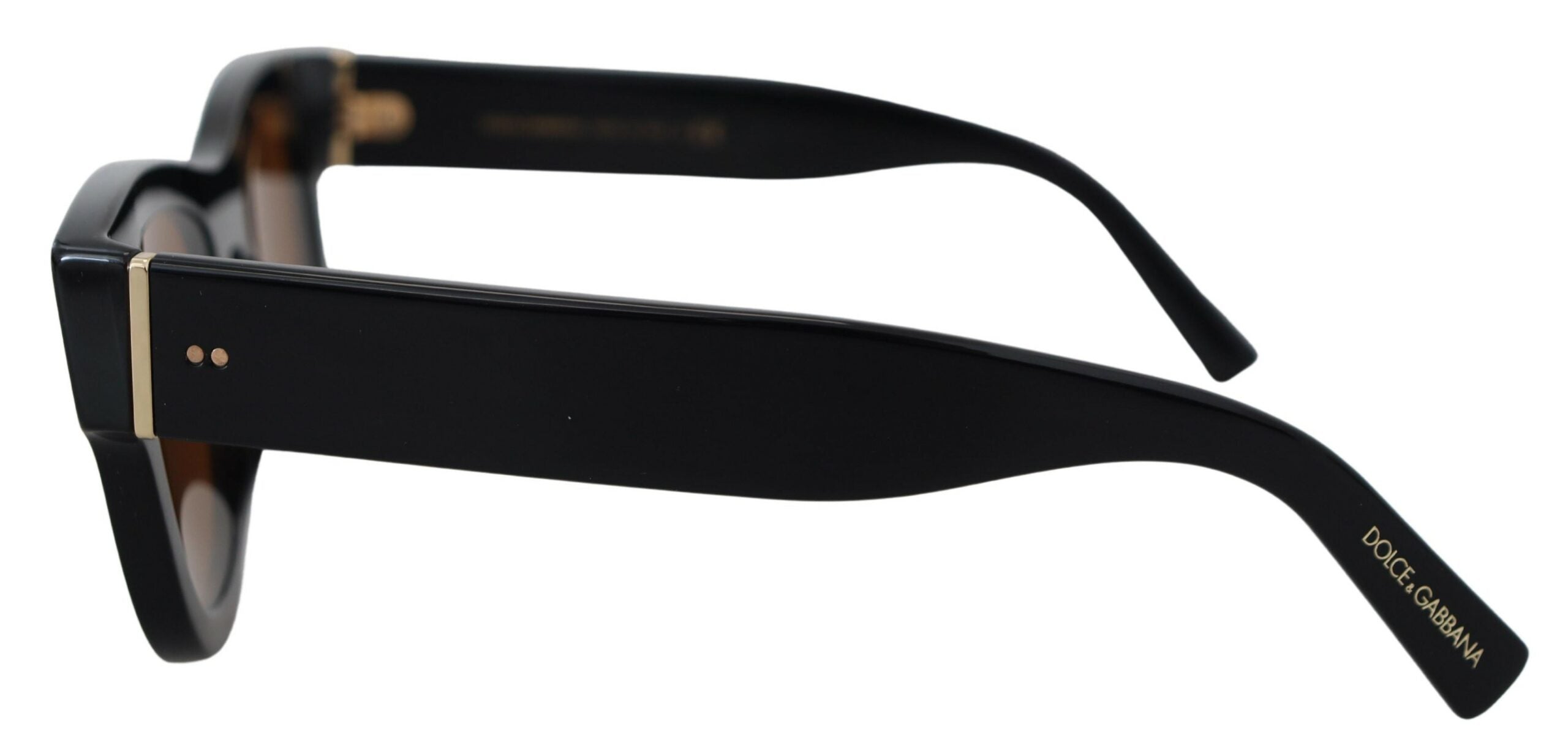 Lunettes de soleil chic en acétate marron Dolce &amp; Gabbana