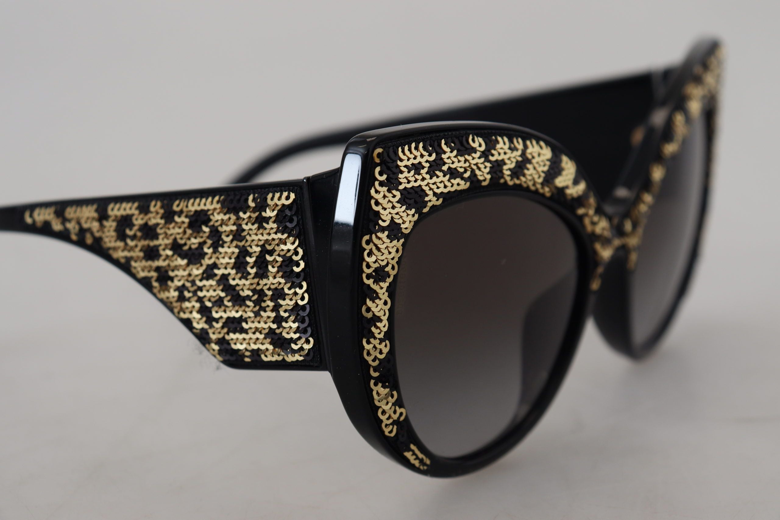 Lunettes de soleil polarisées à sequins papillon Dolce &amp; Gabbana