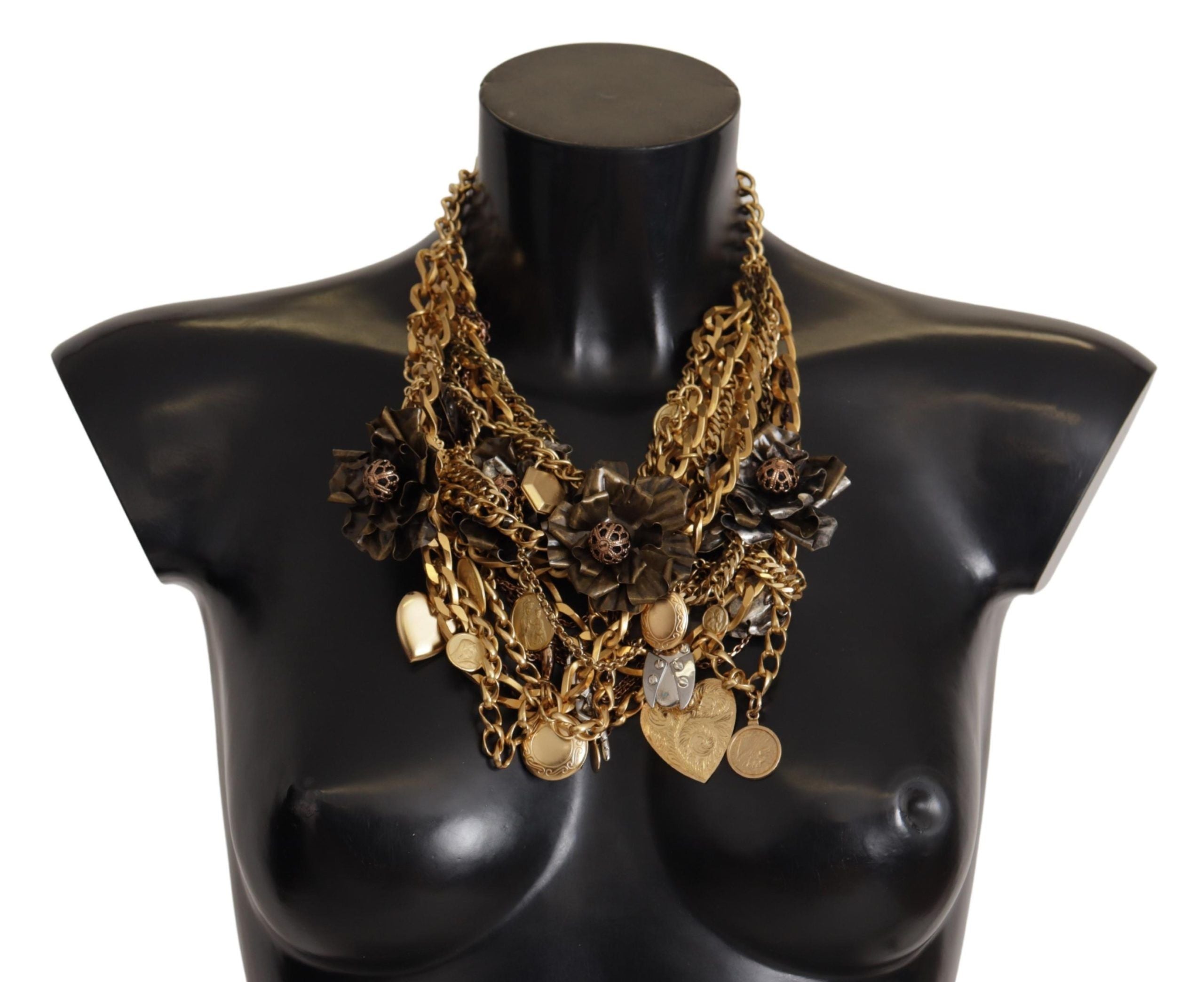 Collier tendance en or glamour sicilien Dolce &amp; Gabbana