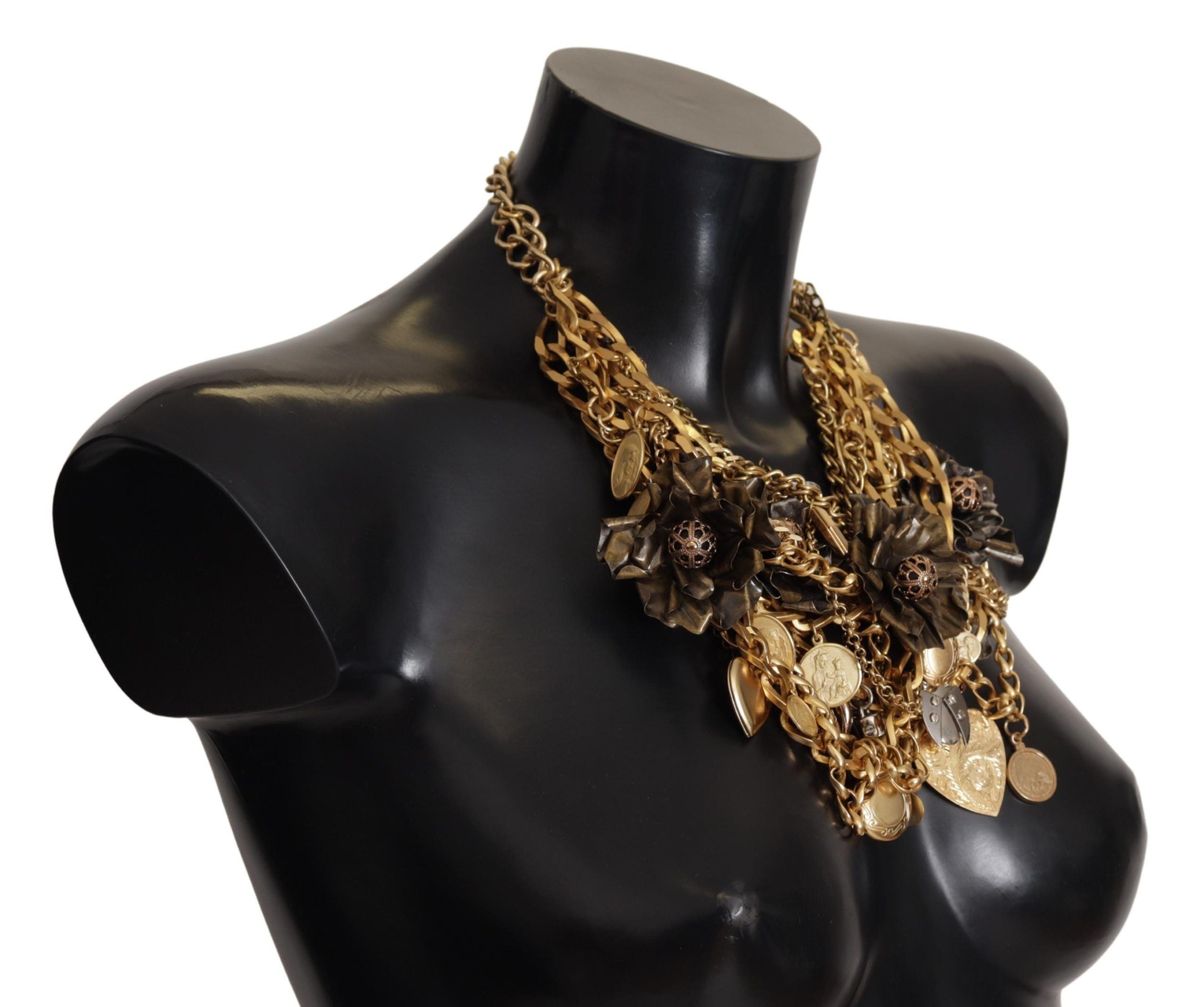 Collier tendance en or glamour sicilien Dolce &amp; Gabbana