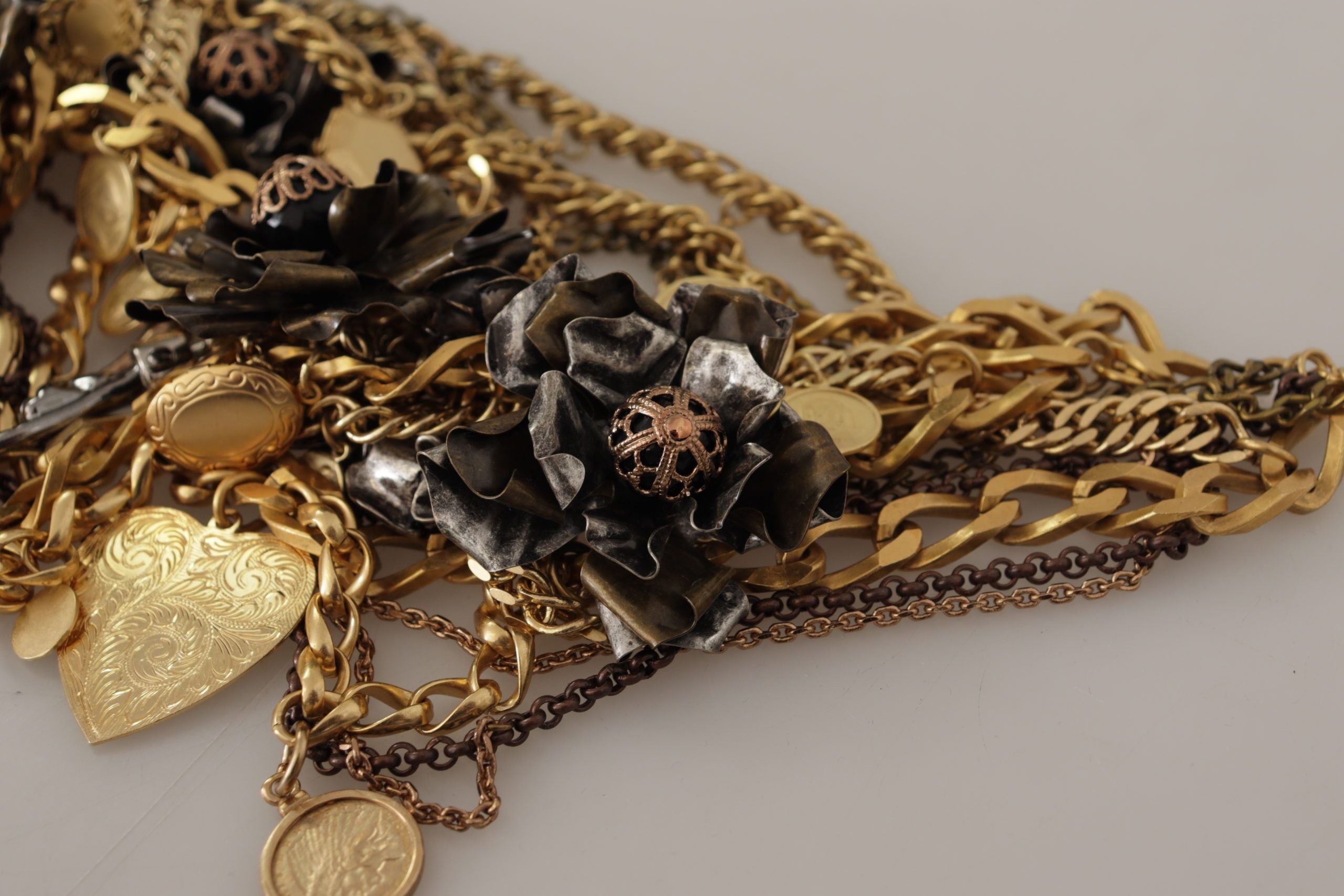 Collier tendance en or glamour sicilien Dolce &amp; Gabbana