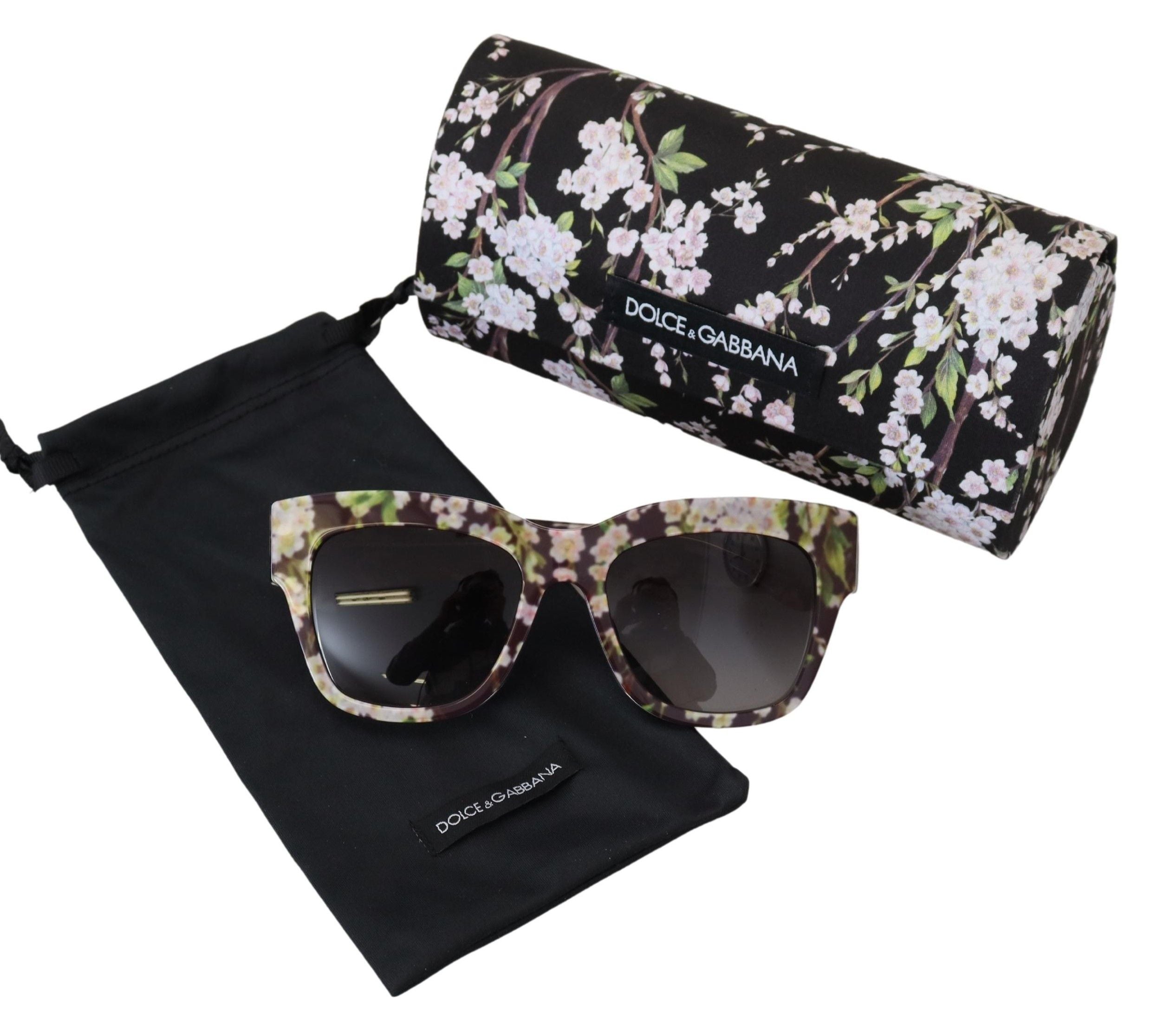 Dolce &amp; Gabbana Lunettes de soleil élégantes à dégradé multicolore