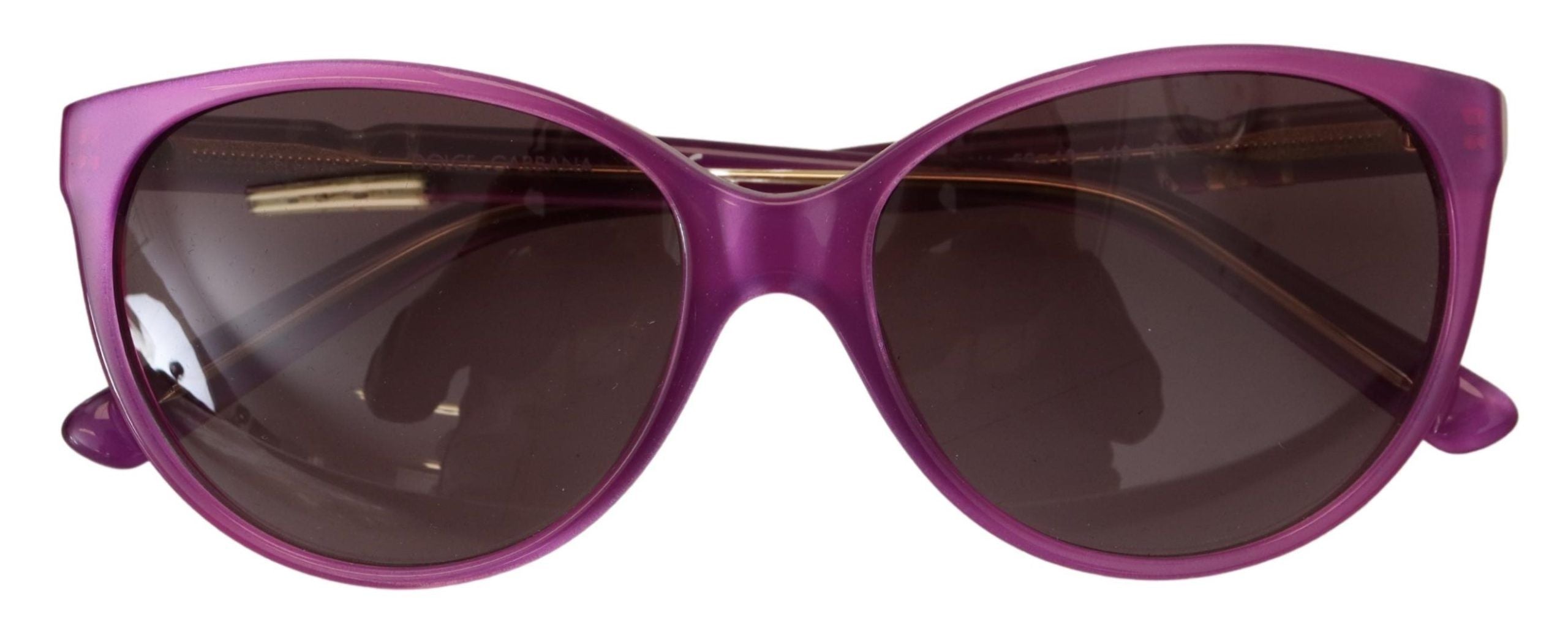 Lunettes de soleil rondes en acétate violet Dolce &amp; Gabbana Chic