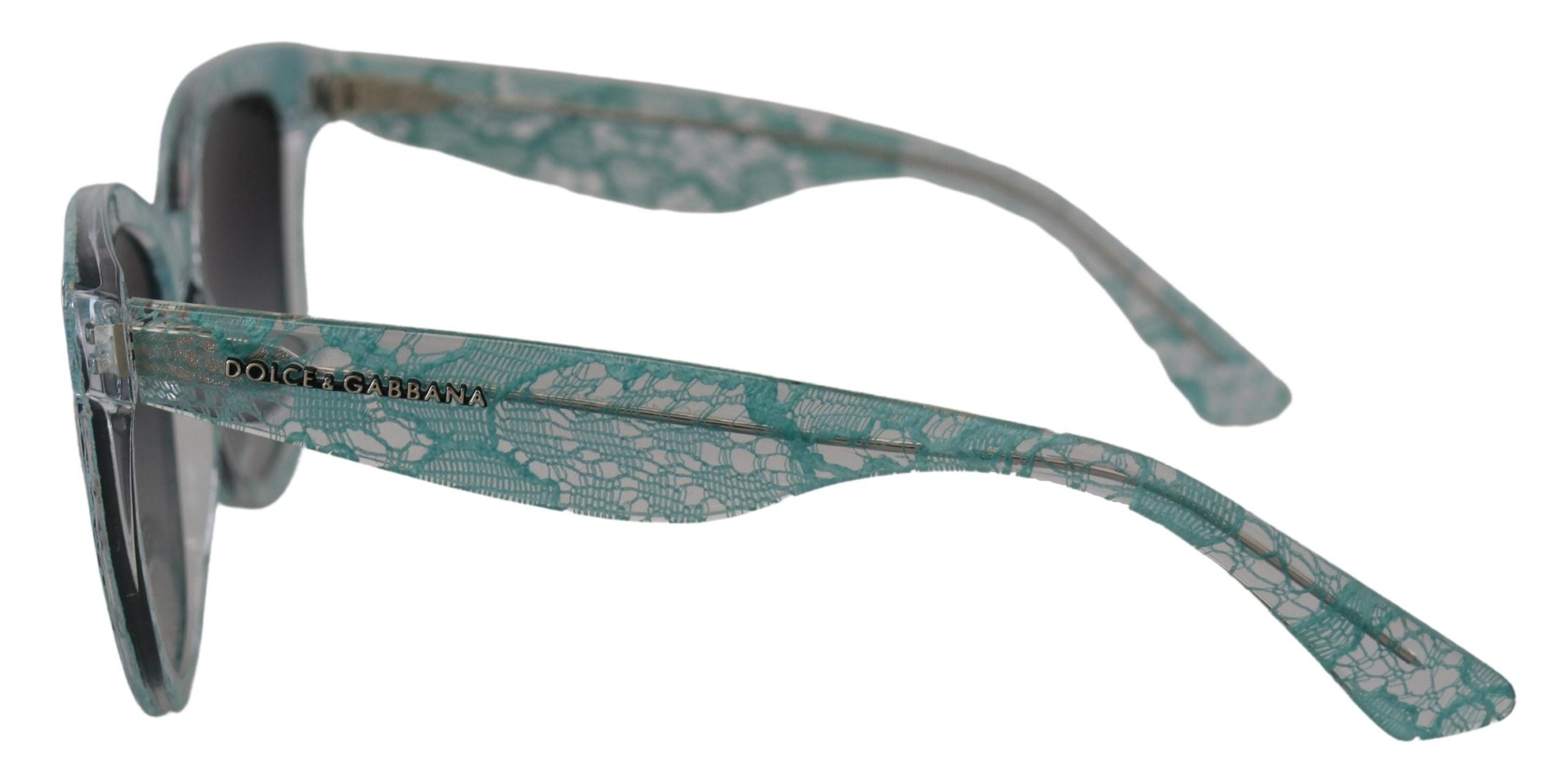 Lunettes de soleil en dentelle sicilienne infusées de cristaux Dolce &amp; Gabbana