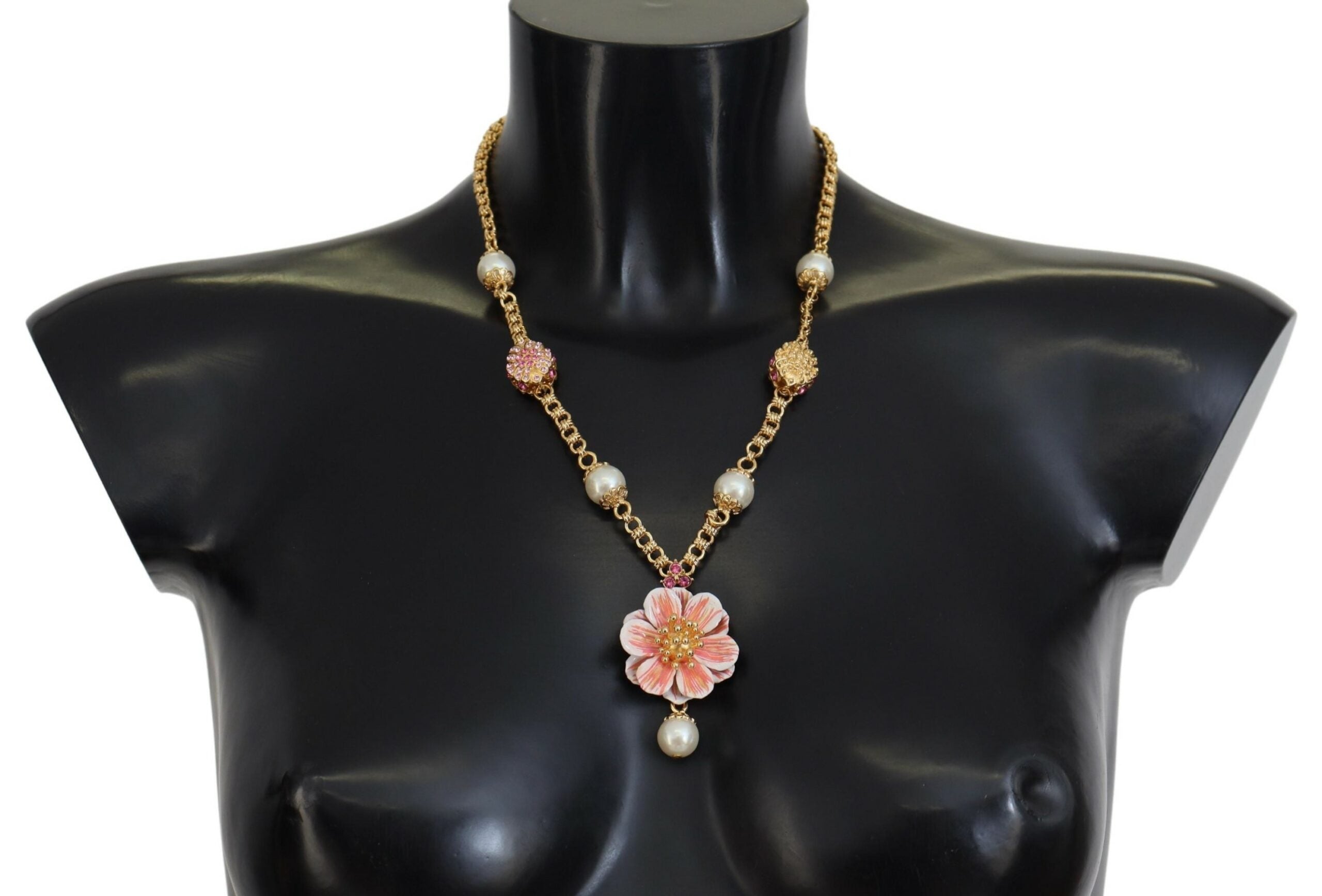 Dolce &amp; Gabbana Collier à breloques floral élégant