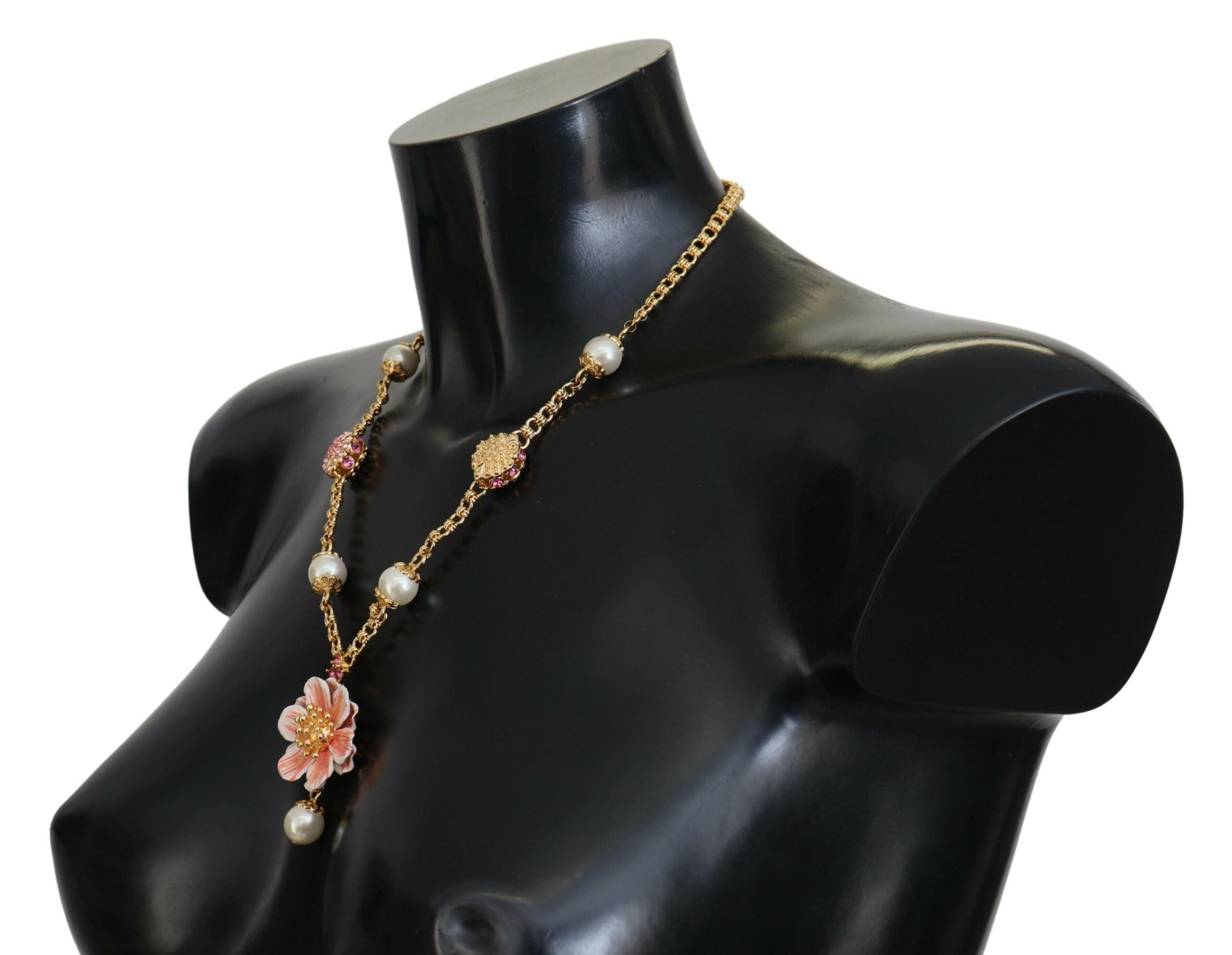 Dolce &amp; Gabbana Collier à breloques floral élégant