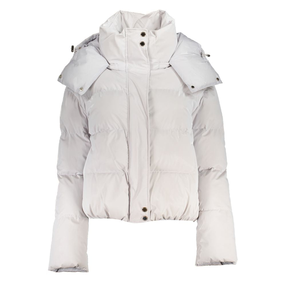 Patrizia Pepe White Polyethylene Jackets & Coat