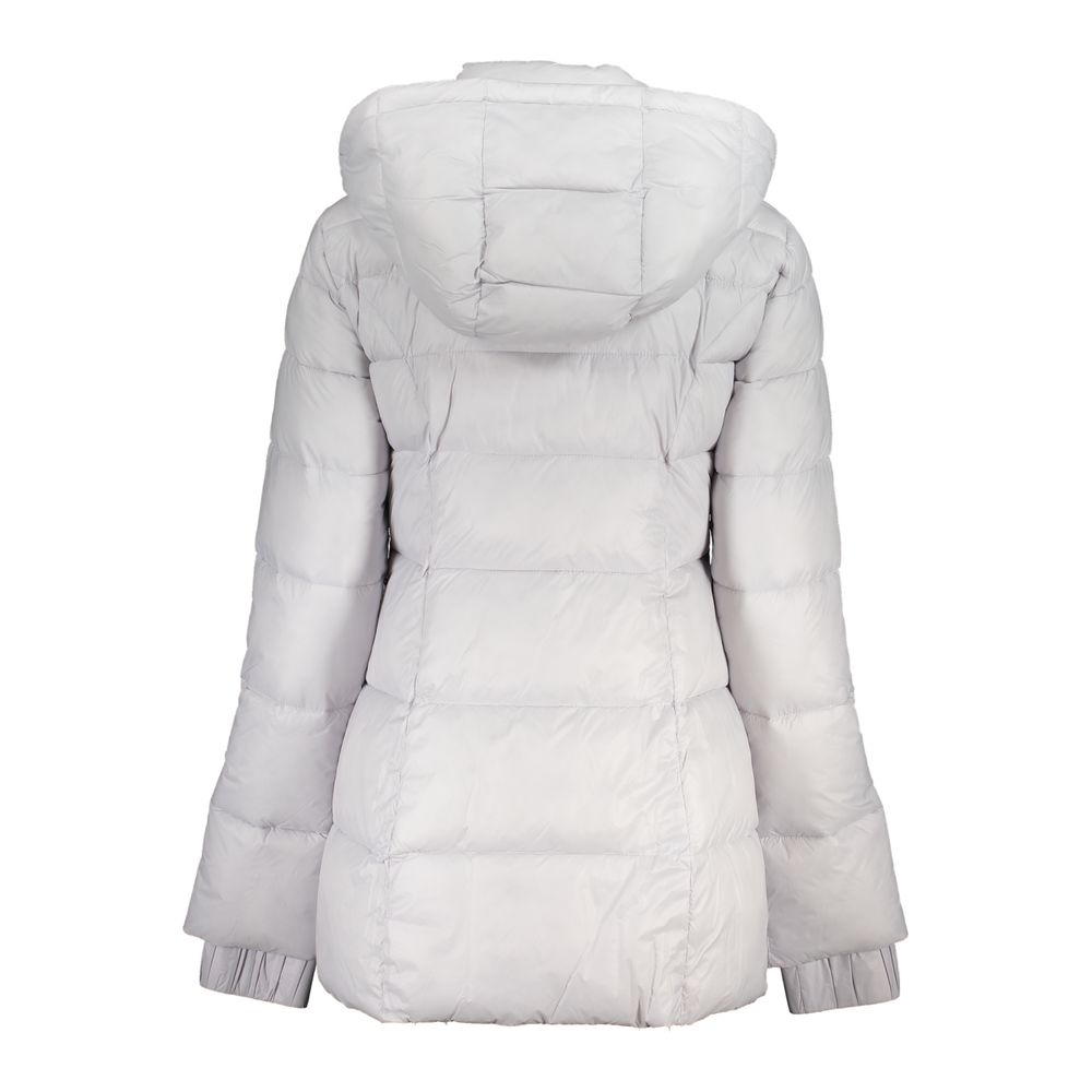 Patrizia Pepe White Polyamide Jackets & Coat