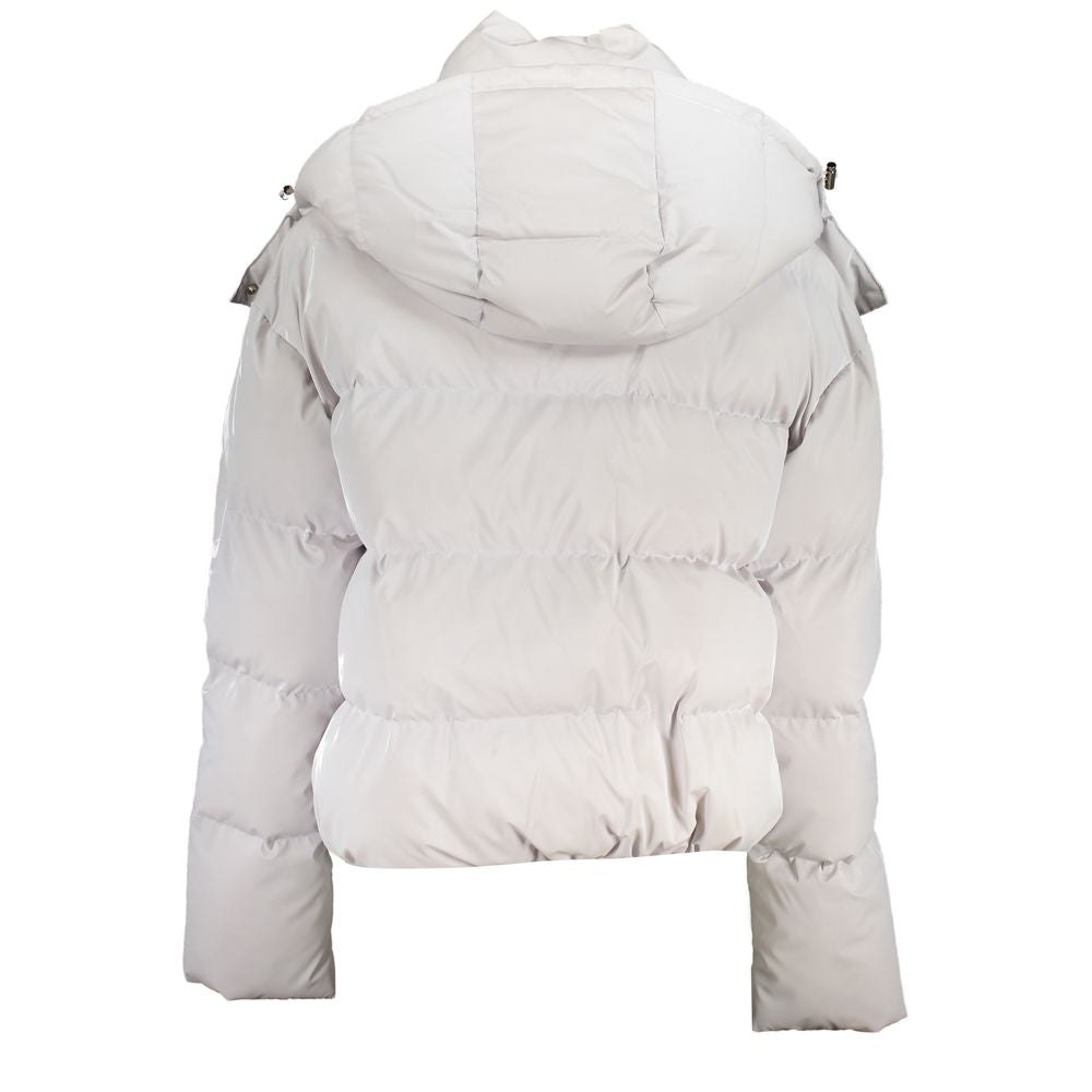 Patrizia Pepe White Polyethylene Jackets & Coat