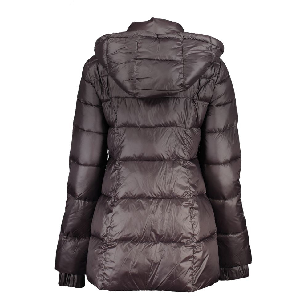 Patrizia Pepe Black Polyamide Jackets & Coat