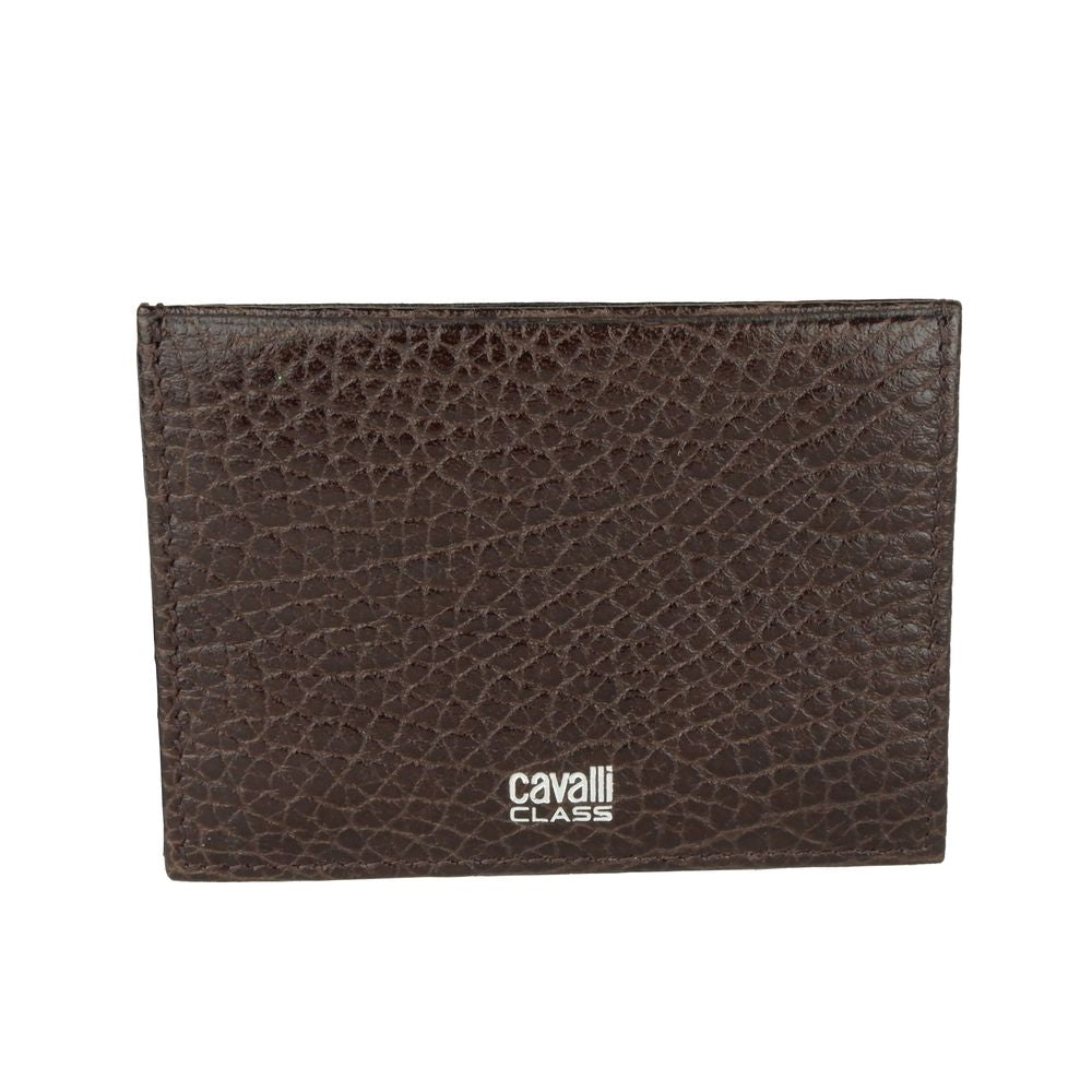 Porte-cartes en cuir de veau Cavalli Class Chic