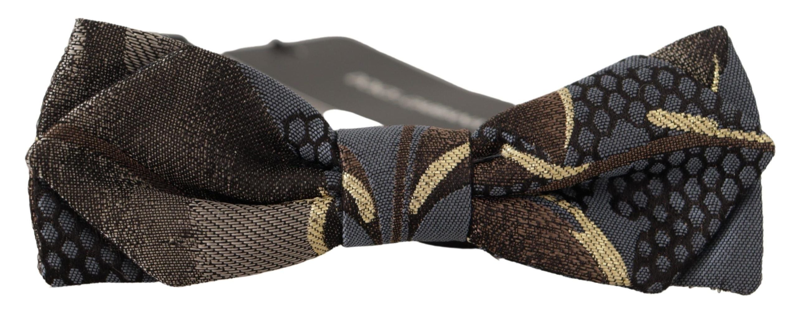 Dolce & Gabbana Elegant Multicolor Silk Bow Tie