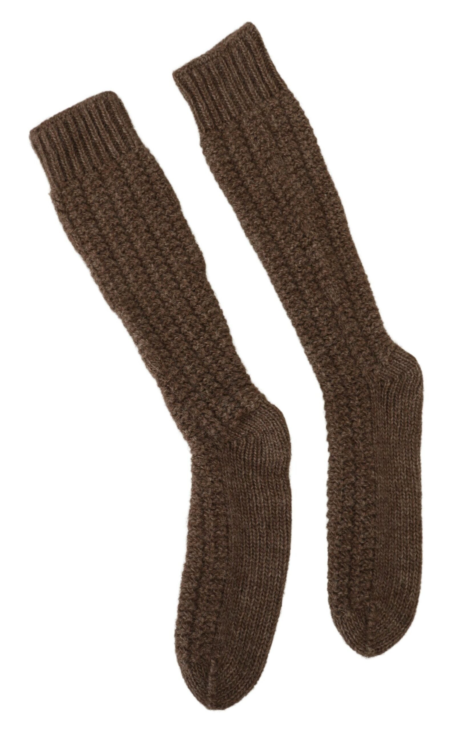 Dolce &amp; Gabbana Chic chaussettes en tricot de laine mélangée sur le mollet