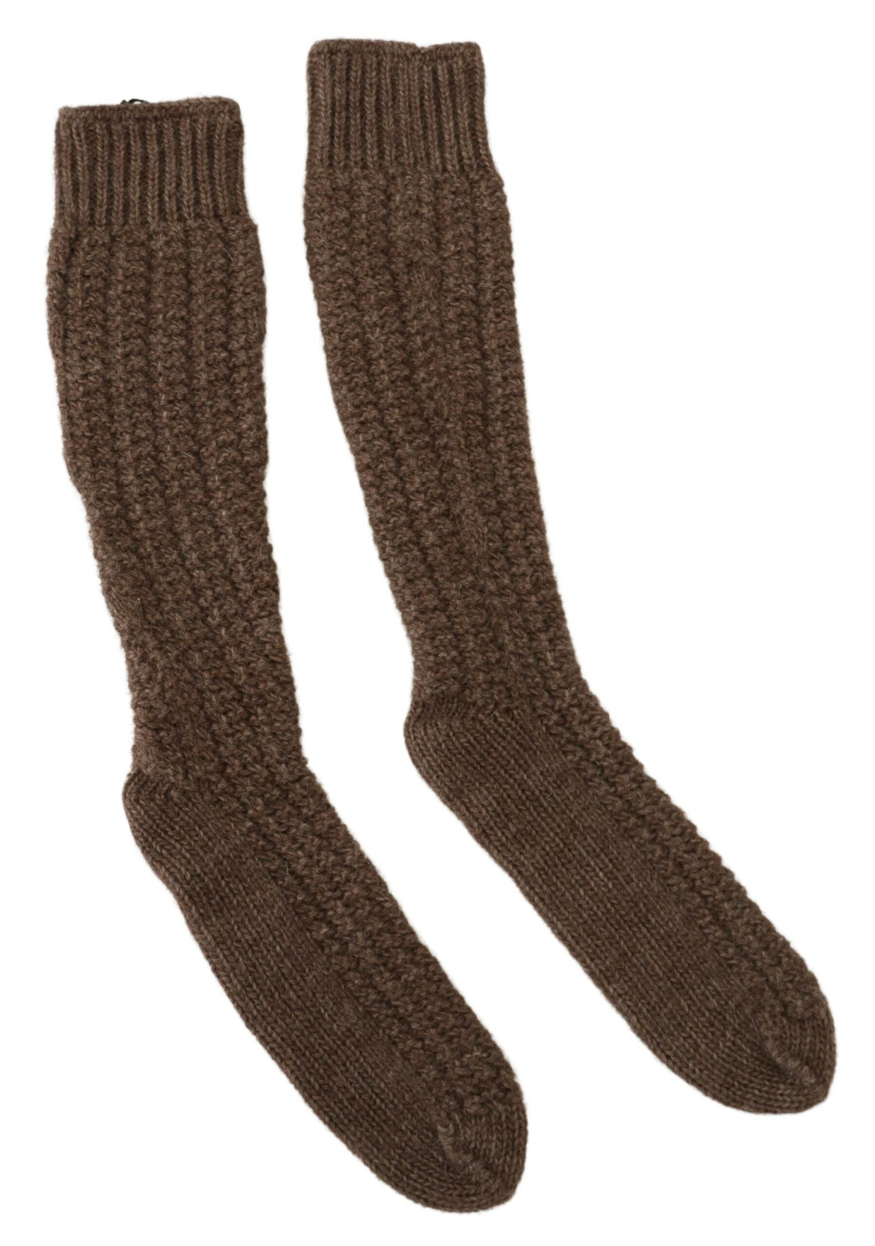 Dolce &amp; Gabbana Chic chaussettes en tricot de laine mélangée sur le mollet