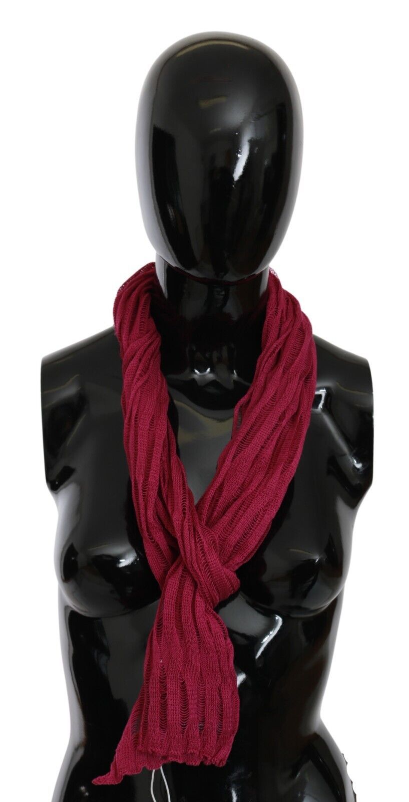 John Galliano Bordeaux Élégance Foulard Châle Écharpe