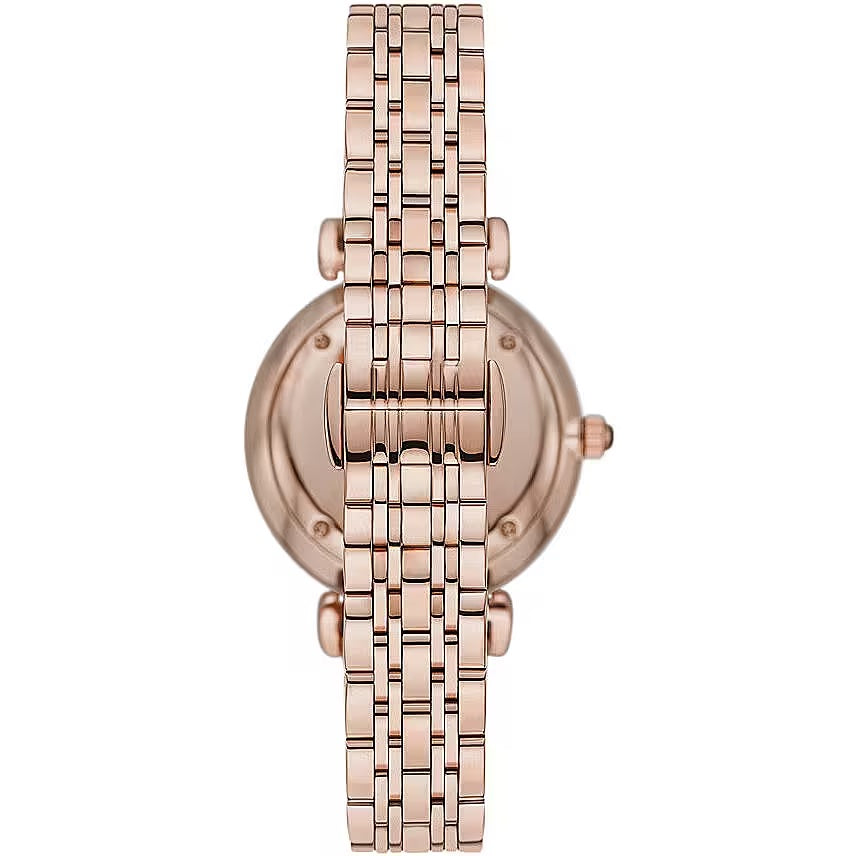 Montre élégante pour femme Emporio Armani de couleur or rose